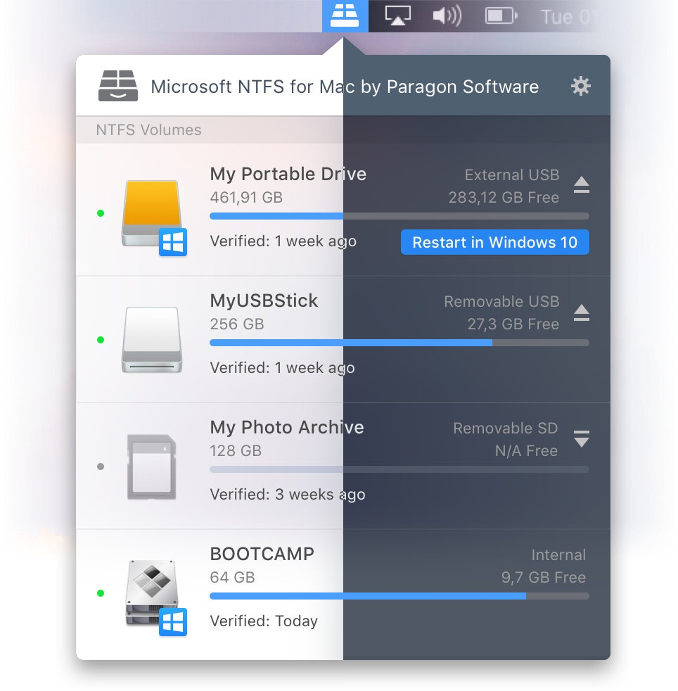 does ntfs for mac work just as fast
