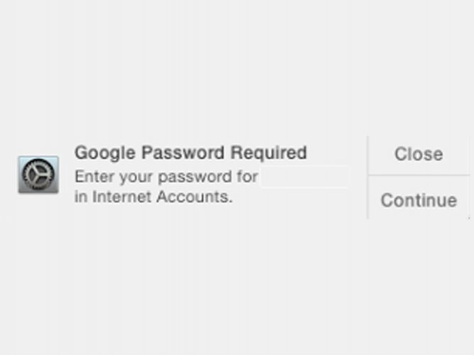 mac os asking for gmail passwords
